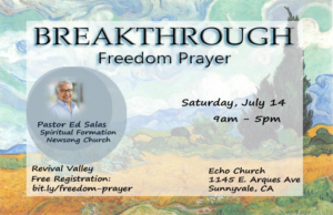 Read more about the article BREAKTHROUGH: FREEDOM PRAYER